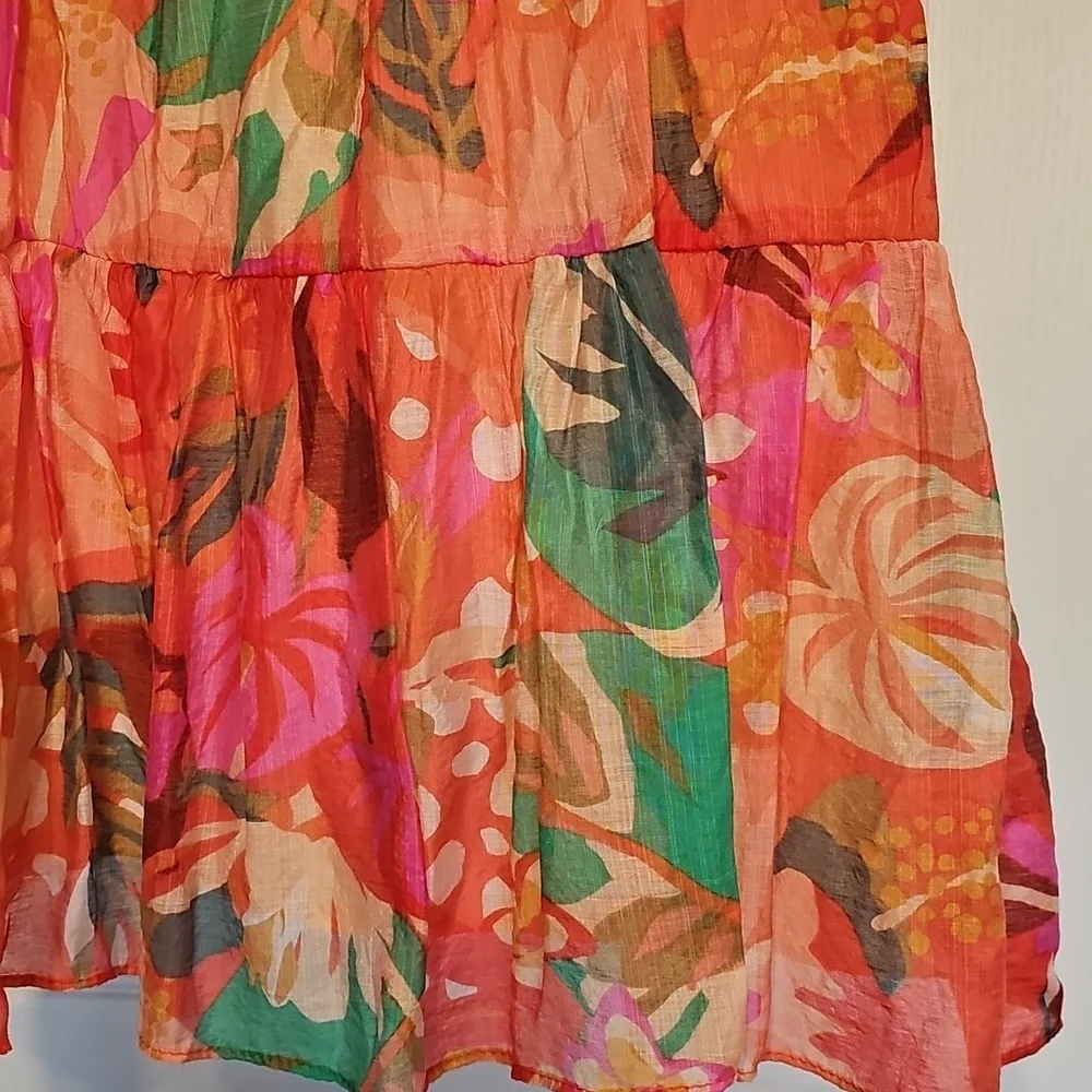 1 State Floral Mini Dress Sz Xs NWT - Picture 8 of 11
